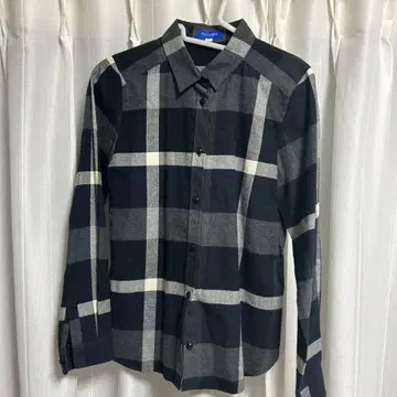 블루 라벨 체크 플란넬 셔츠
