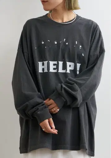 GOOD ROCK SPEED 별주 BEATLES HELP 빅 롱 T