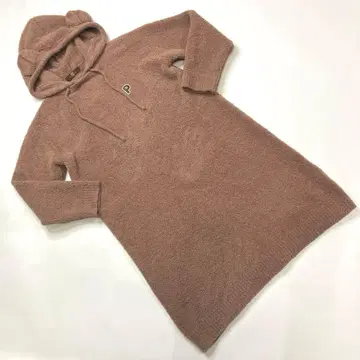 핑크하우스 모카 브라운 곰돌이 귀 모코모코 원피스 / 2021년 가을