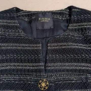 마리아 켄트사 라메 보더 트위드 정장 세트