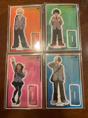 쿠라스시 혜택 아크릴 스탠드 히로아카 4종 세트 각 1개