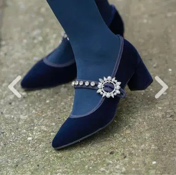 체스티 비쥬 펄 펌프스 네이비 졸업식 입학식 디너