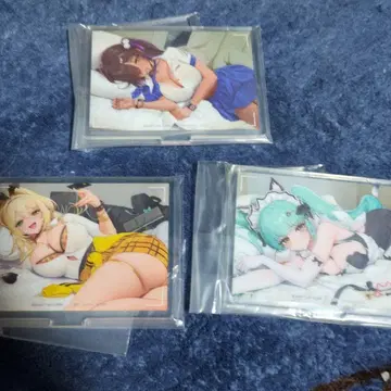 제일복권 승리의 여신 NIKE E상 뒤집기 아크릴 스탠드 3종 세트