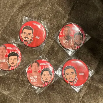 치바 제츠 선수 배지 세트