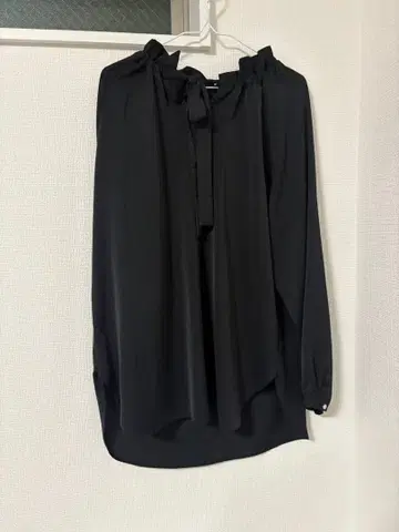 나노 유니버스 블라우스 블랙
