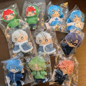 컬러풀 피치 마스코트 키체인 애니메이트 봉제 인형 루나 히로 모후