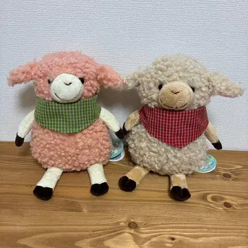 테이크오프 봉제 인형 아기 양 3마리 May Koo