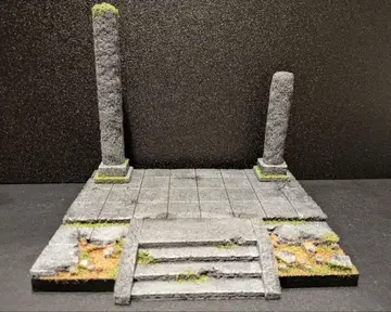 디오라마 베이스 폐허 유적 피규아트 드래곤 퀘스트 가샤폰 퀘스트 357