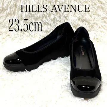 힐즈아베뉴 웨이브 밑창 스웨이드 에나멜 블랙 블랙 23.5