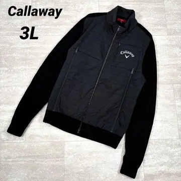 [ 캘러웨이 ] 블루종 자켓 3L 사이즈 절개 블랙 남성용