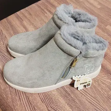 [ 새상품 ] 모즈 moz 사이드 지퍼 스니커즈 부츠 M 그레이