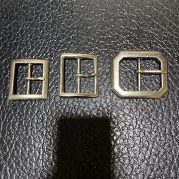 40mm 폭 메탈 벨트 버클 3개 세트