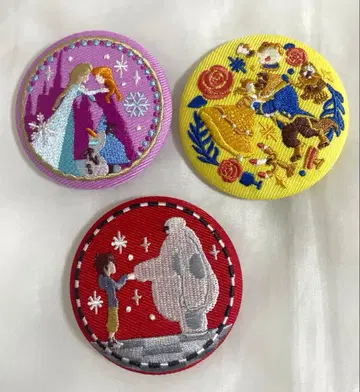 디즈니 자수 캔뱃지 2