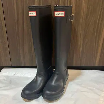 HUNTER 네이비 장화 23.5