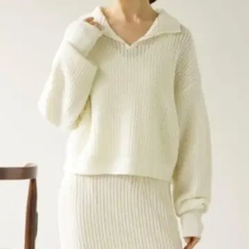 새상품 CIEL AIR SKIPPER SWEATER 화이트 정가 9900