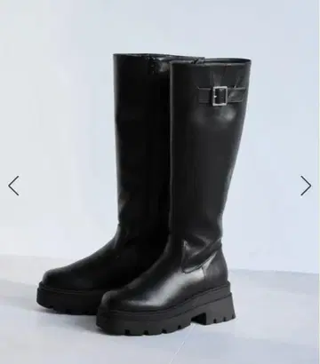 VIS 사이드 버클 탱크 밑창 롱 부츠