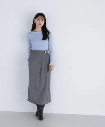 미니 샤기 트리밍 니트