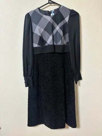 BLUE LABEL CRESTBRIDGE 체크 무늬 원피스 36