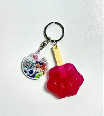 주토피아 아이스캔디 키체인