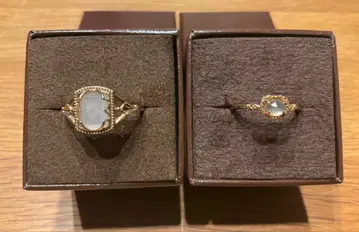 agete 반지 2세트