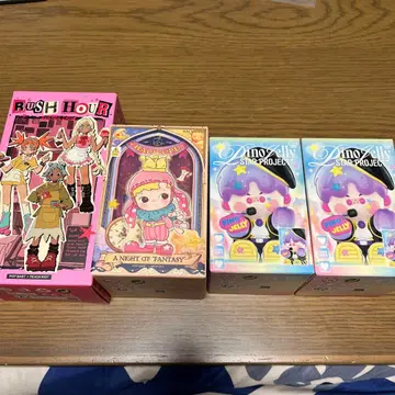 새상품 팝마트 피규어 4개 세트