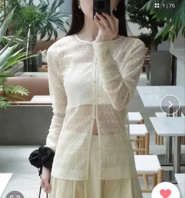 [ nao original ] 2WAY 레이스 블라우스