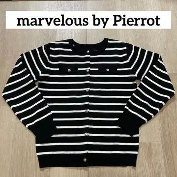 marvelous by Pierrot 보더 가디건 새상품급