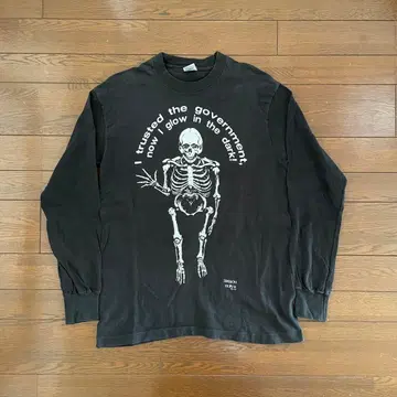 90s Fashion Victim 초레어 스컬 USA제 싱글 스티치