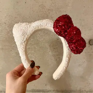 헬로키티 USJ 머리띠