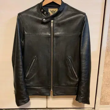 Leather Wear 블랙 가죽 자켓 36