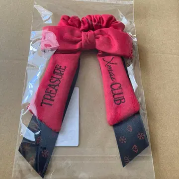 TREASURE Xmas CLUB 리본 스크런치 크리스마스