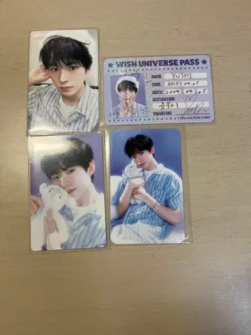 nctwish 유우시 시즌 그리팅 트레이딩 카드