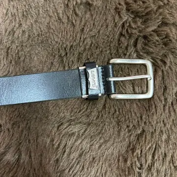 Levi's 블랙 가죽 벨트