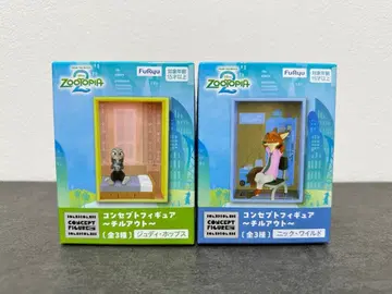 주토피아2 컨셉 피규어 ~칠 아웃~ 주디 닉 2종 세트