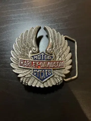80s Harley-Davidson 이글 버클 중고품