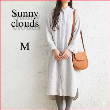써니클라우드 면린넨 로브 원피스 그레이 M 코트 같은 셔츠 펠리시모