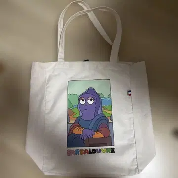 루브르 박물관 모나리자 바바파파 콜라보 토트백