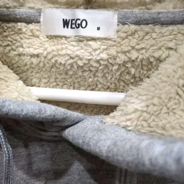 WEGO 보아 안감 후드티 M 사이즈 그레이