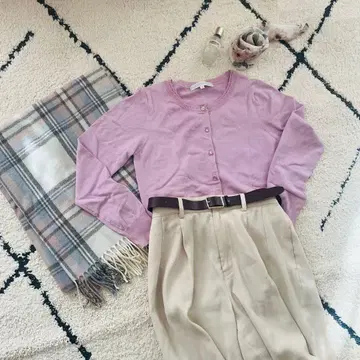 머큐리 듀오 MECURY DUO 가디건 핑크 미사용 새상품