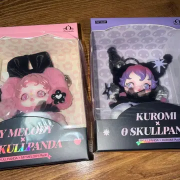 POPMART SKULLPANDA 스컬팬더 쿠로미 마이멜로디 세트