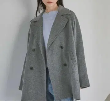 Apart by 오크 미들 자켓 코트 그레이