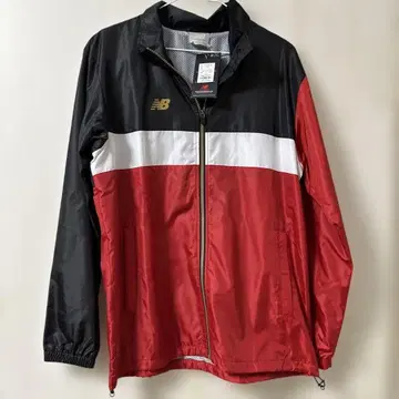 뉴발란스 나일론 자켓 M 블랙/빨간색/화이트
