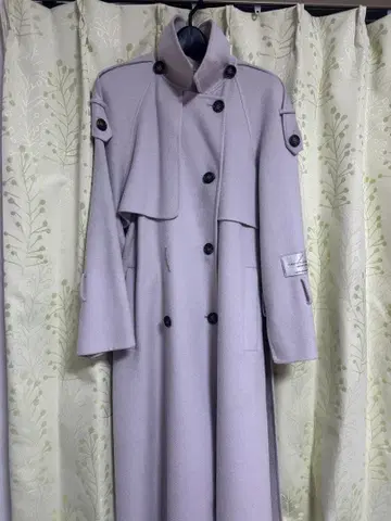 SNIDEL 연보라 롱 코트 벨트 포함