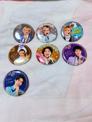 킹프리 캔뱃지 7개 세트