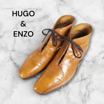 레어|우고&엔초|레이스업 부츠|오팡케|6.5|라이트 브라운|i1765