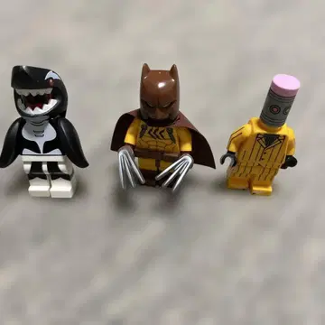 레고 배트맨 미니 피규어 오르카 캣맨 이레이저 3체 세트