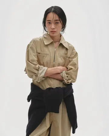 TODAYFUL 2025aw Twill Zip Combinaison