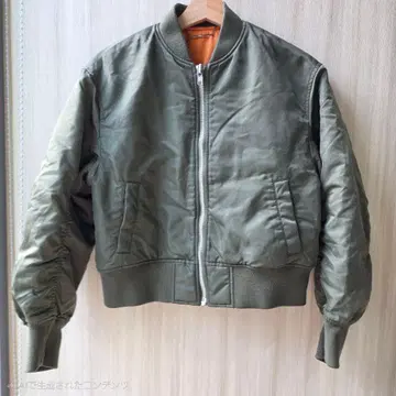 MilaOwen 스테디셀러 MA-1 충전솜 블루종 성숙 캐주얼 카키 F