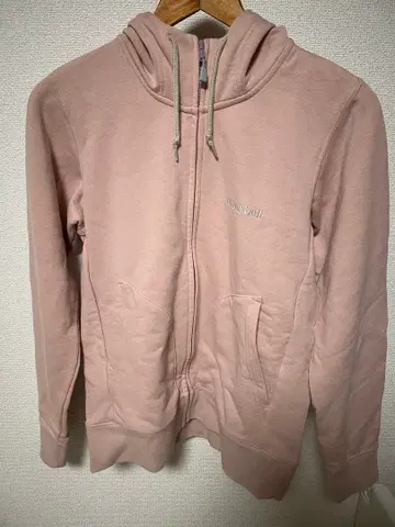 montbell L 핑크 풀 집업 후드티
