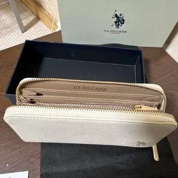 U.S. POLO ASSN. 화이트 장지갑 USPA-2687